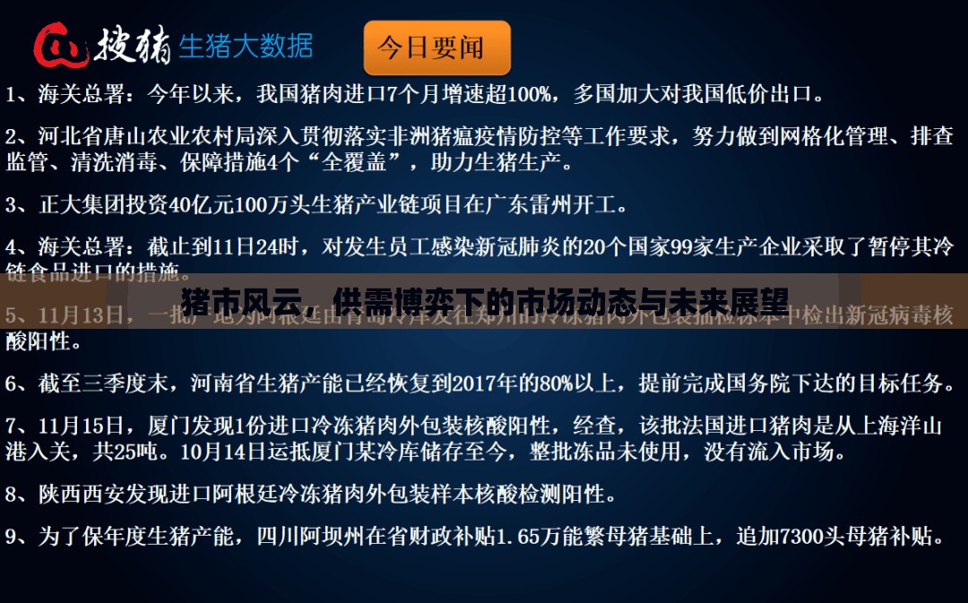 豬市供需博弈，市場(chǎng)動(dòng)態(tài)分析與未來(lái)趨勢(shì)預(yù)測(cè)