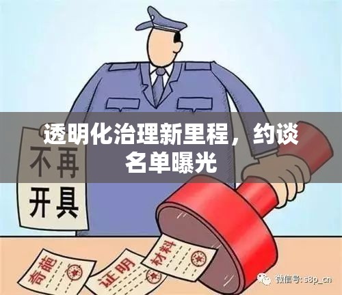 透明化治理新里程，約談名單曝光