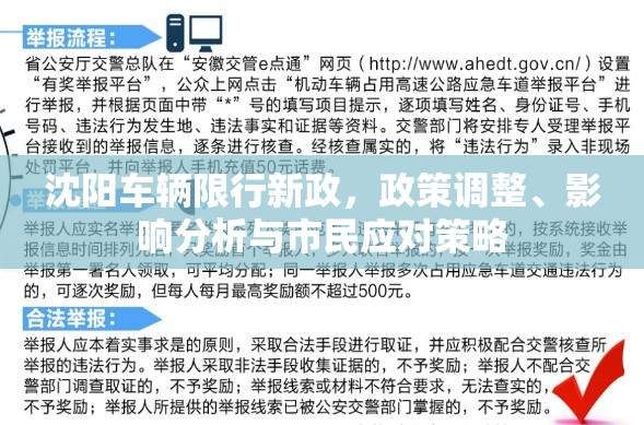 沈陽車輛限行新政解析，政策調(diào)整、影響評估及市民應(yīng)對指南