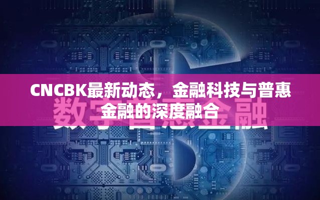 CNCBK動態(tài)，金融科技與普惠金融的融合之道