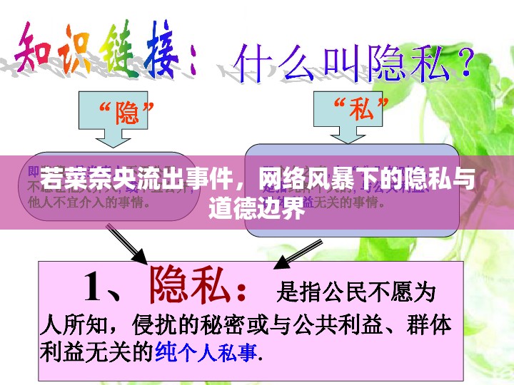 網(wǎng)絡(luò)風(fēng)暴下的隱私與道德邊界，若菜奈央流出事件分析