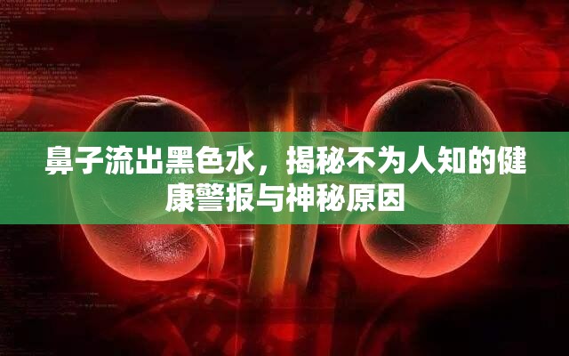 鼻子流出黑色水，揭秘不為人知的健康警報(bào)與神秘原因