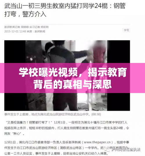 學校曝光視頻，揭示教育背后的真相與深思