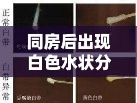 同房后出現(xiàn)白色水狀分泌物，背后的真相與健康提示