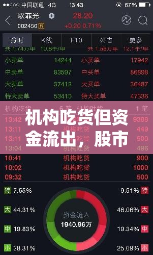機構(gòu)吃貨但資金流出，股市背后的隱秘力量