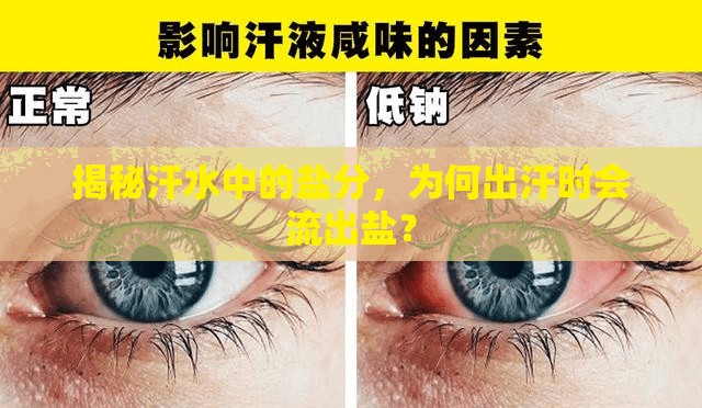 揭秘汗水中的鹽分，為何出汗時會流出鹽？