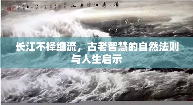 長(zhǎng)江不擇細(xì)流，古老智慧的自然法則與人生啟示