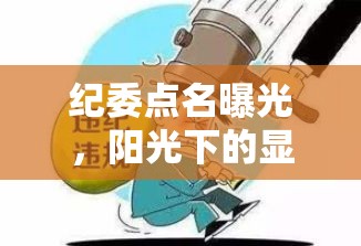 紀委點名曝光，陽光下的顯微鏡，照亮權力監(jiān)督的每一步