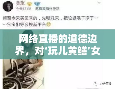 網絡直播的道德邊界，對‘玩兒黃鱔’女主播現(xiàn)象的深度剖析