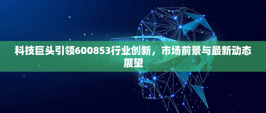 科技巨頭引領(lǐng)600853行業(yè)創(chuàng)新，市場前景與最新動態(tài)展望