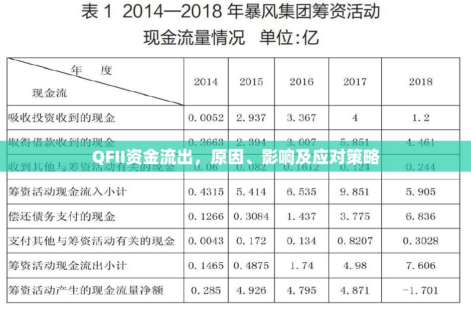 QFII資金流出，原因、影響及應對策略