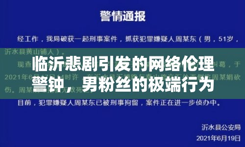 臨沂悲劇引發(fā)的網(wǎng)絡(luò)倫理警鐘，男粉絲的極端行為與網(wǎng)絡(luò)倫理的反思