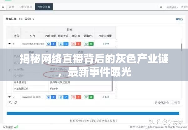 揭秘網(wǎng)絡(luò)直播背后的灰色產(chǎn)業(yè)鏈，最新事件曝光