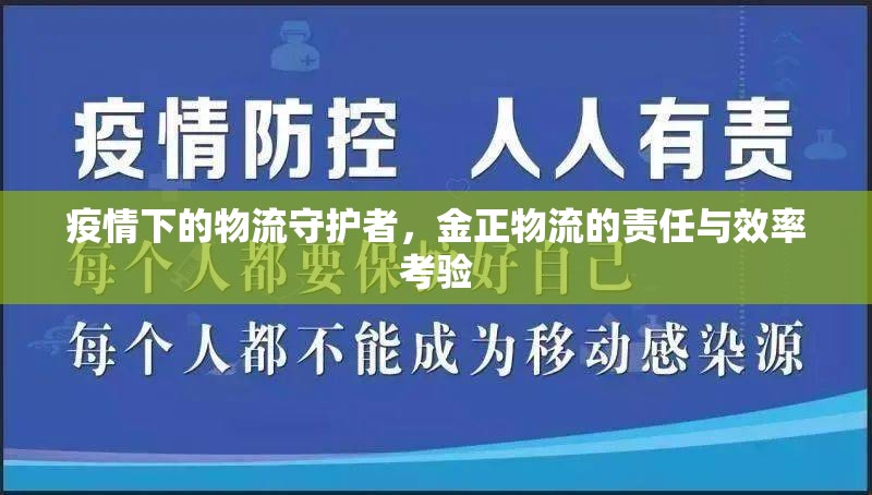 疫情下的物流守護(hù)者，金正物流的責(zé)任與效率考驗(yàn)