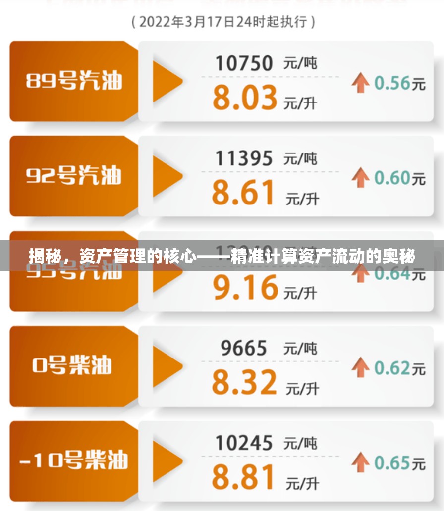 揭秘，資產(chǎn)管理的核心——精準計算資產(chǎn)流動的奧秘