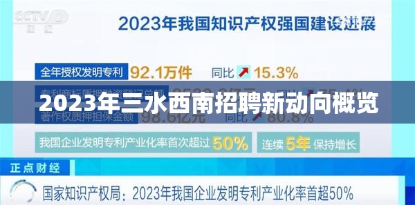 2023年三水西南招聘新動向概覽