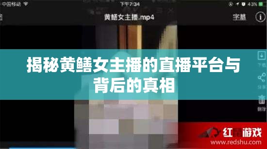 揭秘黃鱔女主播的直播平臺與背后的真相