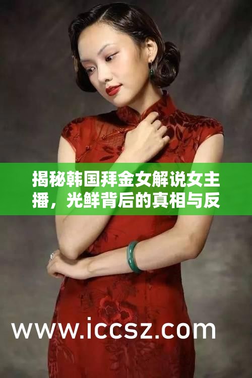 揭秘韓國拜金女解說女主播，光鮮背后的真相與反思