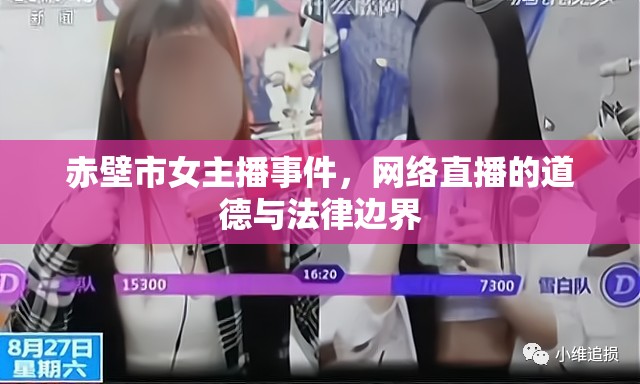 赤壁市女主播事件，網絡直播的道德與法律邊界