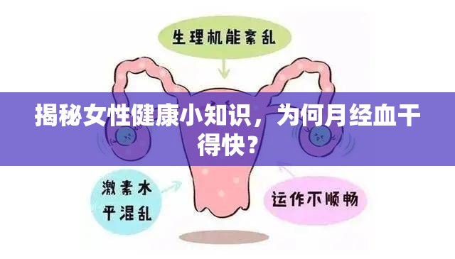 揭秘女性健康小知識，為何月經(jīng)血干得快？