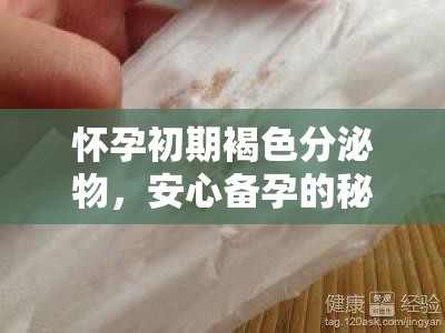 懷孕初期褐色分泌物，安心備孕的秘密