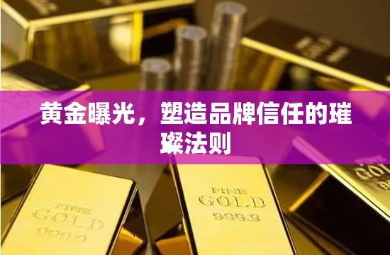 黃金曝光，塑造品牌信任的璀璨法則