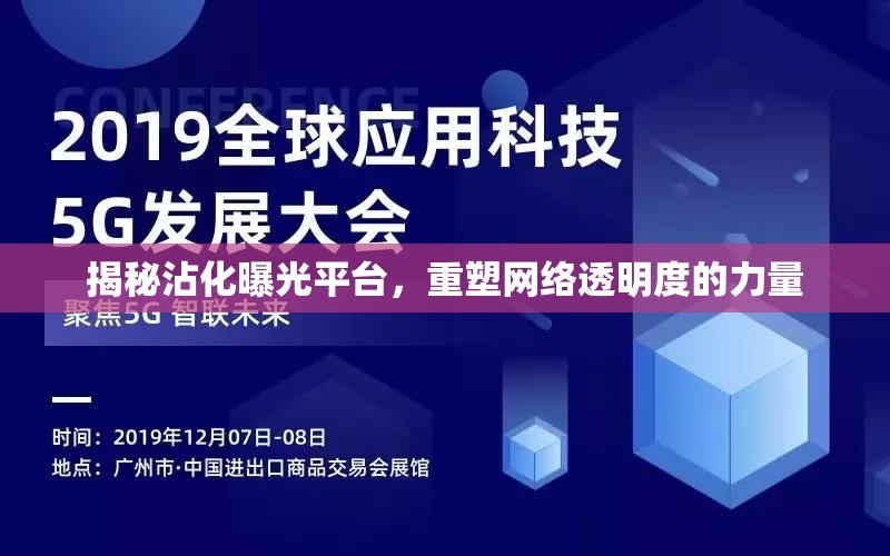 揭秘沾化曝光平臺，重塑網(wǎng)絡(luò)透明度的力量