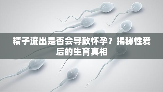 精子流出是否會(huì)導(dǎo)致懷孕？揭秘性愛后的生育真相