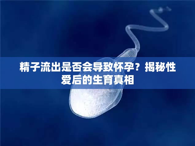 精子流出是否會(huì)導(dǎo)致懷孕？揭秘性愛后的生育真相