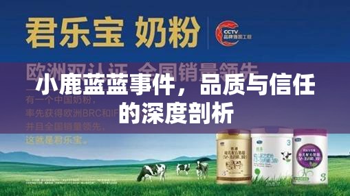 小鹿藍藍事件，品質(zhì)與信任的深度剖析