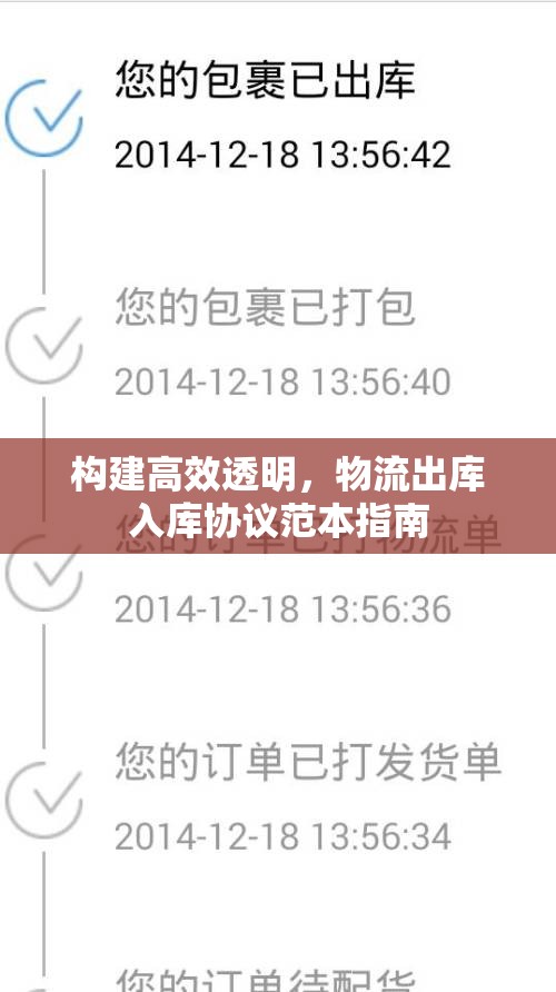 構建高效透明，物流出庫入庫協(xié)議范本指南