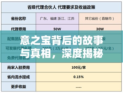 意之寶背后的故事與真相，深度揭秘