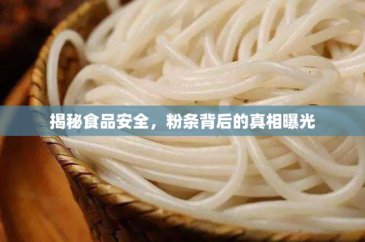 揭秘食品安全，粉條背后的真相曝光