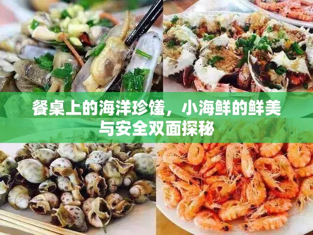 餐桌上的海洋珍饈，小海鮮的鮮美與安全雙面探秘