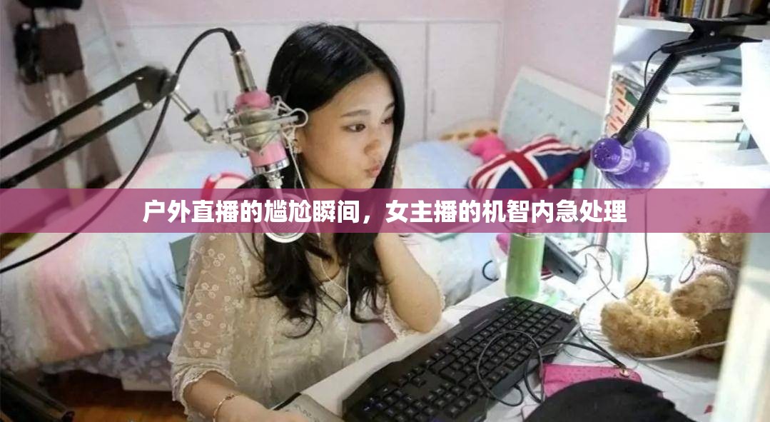 戶外直播的尷尬瞬間，女主播的機智內(nèi)急處理