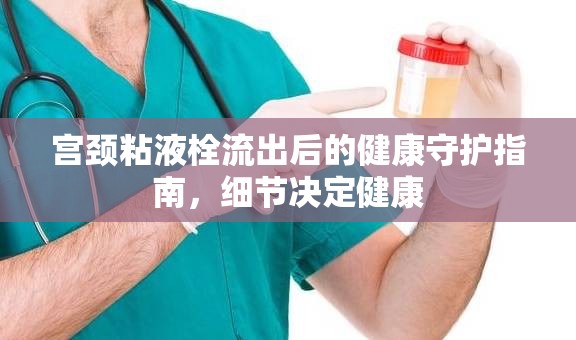 宮頸粘液栓流出后的健康守護(hù)指南，細(xì)節(jié)決定健康