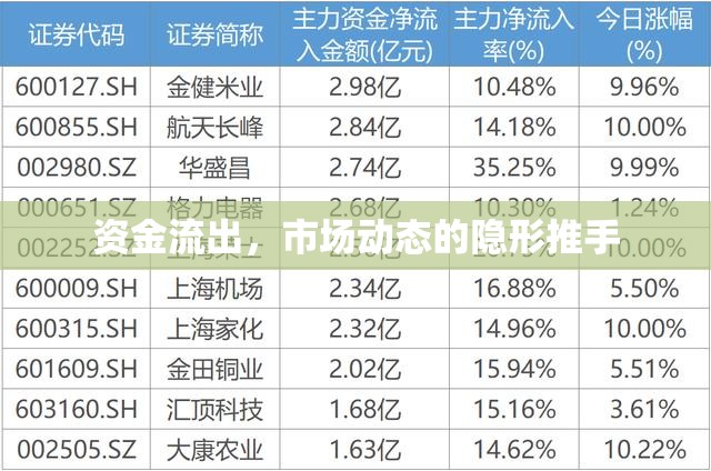 資金流出，市場動態(tài)的隱形推手