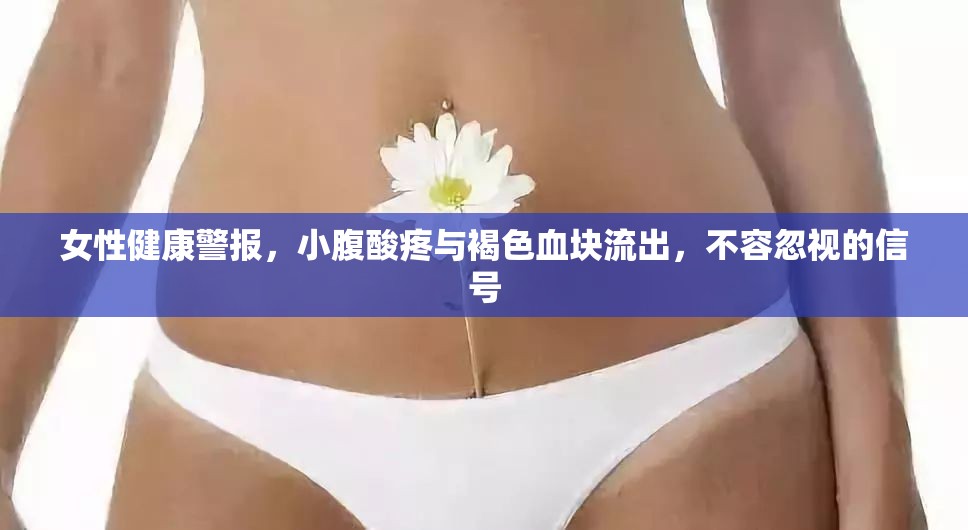 女性健康警報，小腹酸疼與褐色血塊流出，不容忽視的信號