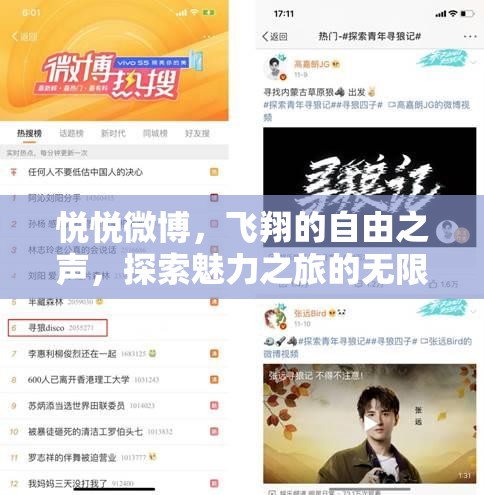 悅悅微博，飛翔的自由之聲，探索魅力之旅的無限可能