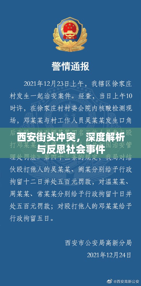 西安街頭沖突，深度解析與反思社會事件