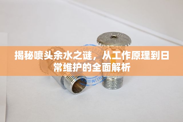 揭秘噴頭余水之謎，從工作原理到日常維護(hù)的全面解析