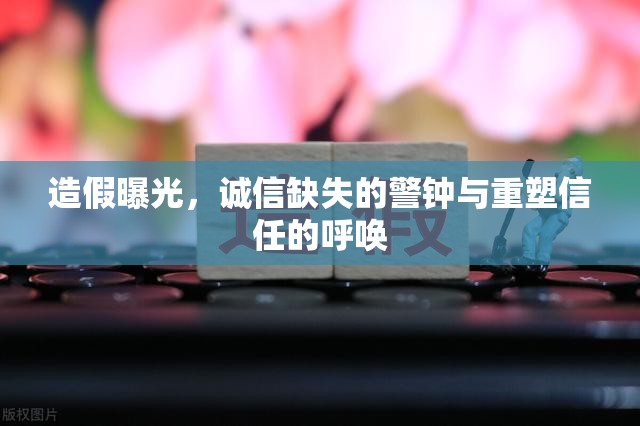 造假曝光，誠信缺失的警鐘與重塑信任的呼喚