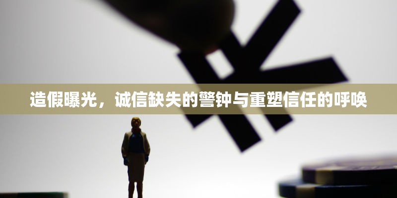 造假曝光，誠信缺失的警鐘與重塑信任的呼喚