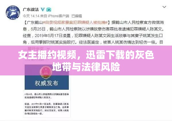 女主播約視頻，迅雷下載的灰色地帶與法律風險