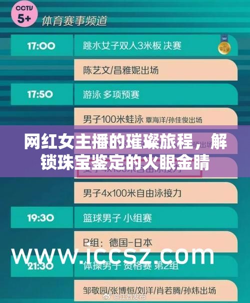 網(wǎng)紅女主播的璀璨旅程，解鎖珠寶鑒定的火眼金睛