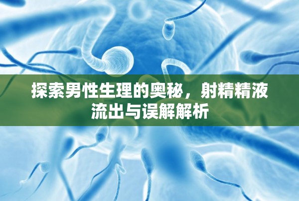 探索男性生理的奧秘，射精精液流出與誤解解析