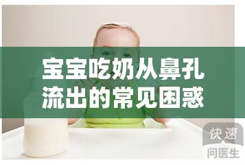 寶寶吃奶從鼻孔流出的常見困惑與科學(xué)應(yīng)對策略