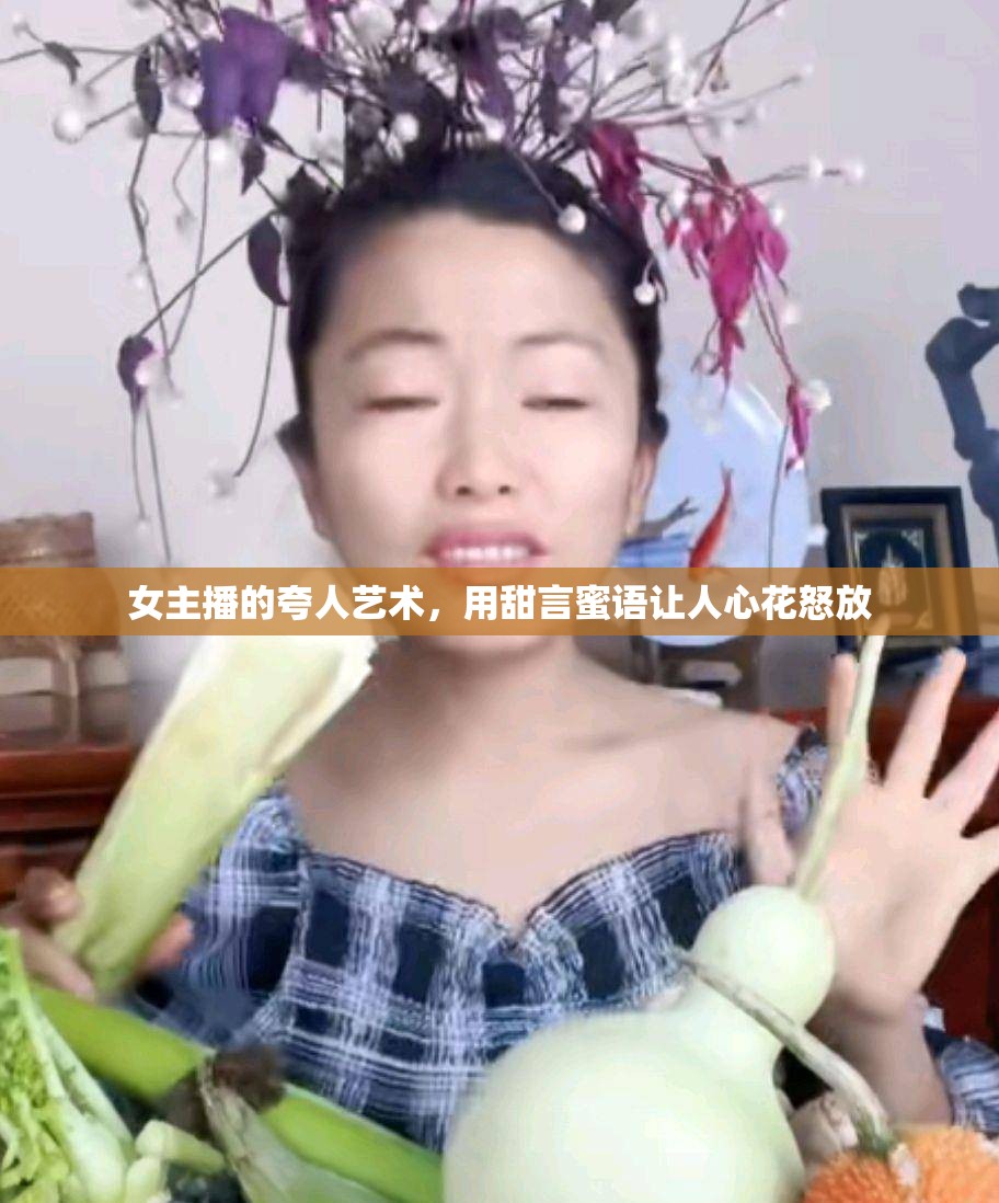 女主播的夸人藝術，用甜言蜜語讓人心花怒放