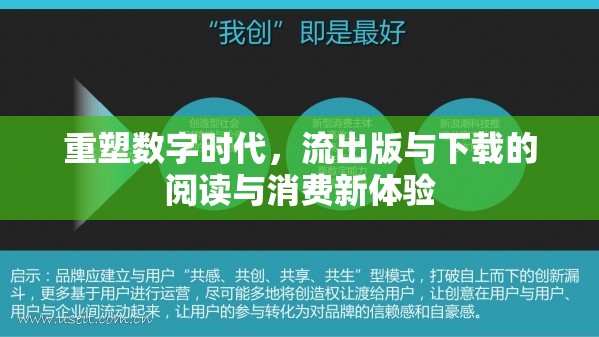 重塑數(shù)字時(shí)代，流出版與下載的閱讀與消費(fèi)新體驗(yàn)