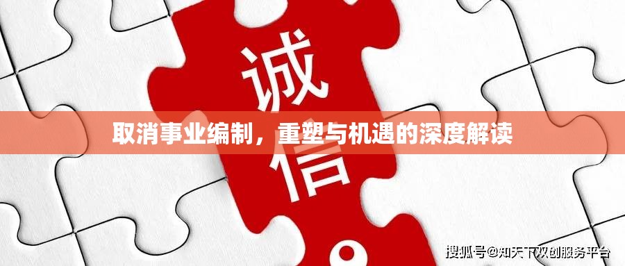 取消事業(yè)編制，重塑與機(jī)遇的深度解讀